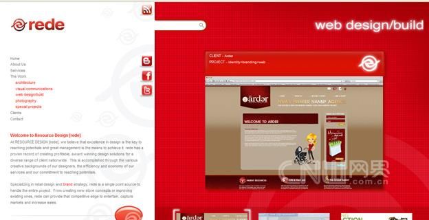 35个富有启发和漂亮的红色网页设计案例（二）