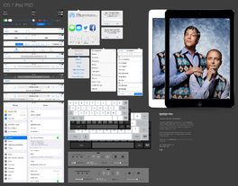 iOS 7 iPad 控件UI模板
