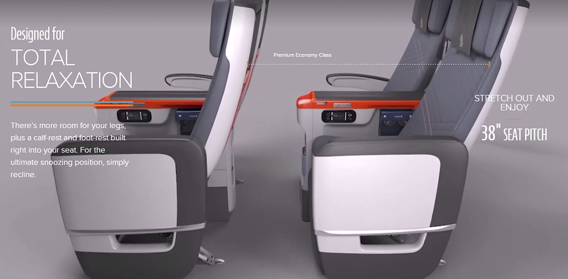 The New Singapore Airlines Premium Economy Class