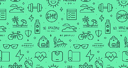 绿色青春动感纹理网页背景