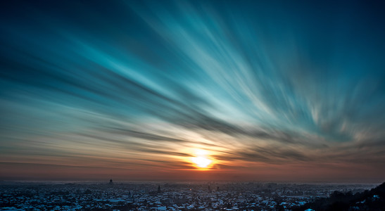 日落黄昏风景