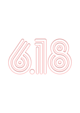 618线条字体png素材